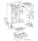 Part Location Diagram of WR32X1417 GE SHELF GLASS