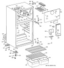 CABINET Diagram and Parts List for CTX14CABJLWW  Hotpoint Refrigerator