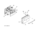 DOOR Diagram and Parts List for JSS26BW2BB  General Electric Range