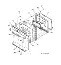 Part Location Diagram of WB07K10014 GE END CAP-HANDLE (WHITE)