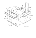 CENTER SPACER Diagram and Parts List for JTP56BA2BB  General Electric Wall Oven
