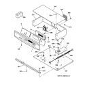 CONTROL PANEL Diagram and Parts List for JTP18AA2AA  General Electric Wall Oven