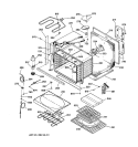 BODY PARTS Diagram and Parts List for JT910SA2SS  General Electric Wall Oven