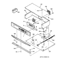 CONTROL PANEL Diagram and Parts List for JCT910SA2SS  General Electric Wall Oven