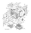 Part Location Diagram of WB34K5252 GE SHIELD W/INSUL Assembly