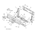 CONTROL PANEL Diagram and Parts List for JBP78AB2AA  General Electric Range
