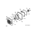 FAN Diagram and Parts List for JBP85WB2WW  General Electric Range