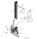 BLOWER Diagram and Parts List for JSP40WW4WW  General Electric Range