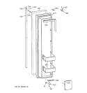 FREEZER DOOR Diagram and Parts List for ZISS42NCASS  General Electric Refrigerator