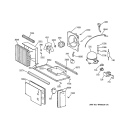 UNIT PARTS Diagram and Parts List for ZISS48DCASS  General Electric Refrigerator