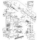 FREEZER SECTION Diagram and Parts List for TFT22PRDAAA  General Electric Refrigerator