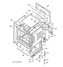 BODY PARTS Diagram and Parts List for JBS03BC1AD  General Electric Range