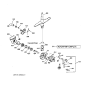 MOTOR - PUMP MECHANISM Diagram and Parts List for ZBD3540C01SS  General Electric Dishwasher