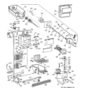 FREEZER SECTION Diagram and Parts List for TFX22PRDAAA  General Electric Refrigerator