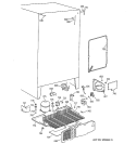 UNIT PARTS Diagram and Parts List for TFX22PRDAAA  General Electric Refrigerator