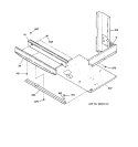 CENTER SPACER Diagram and Parts List for JTP27BA3BB  General Electric Wall Oven
