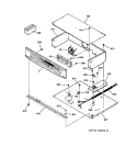 CONTROL PANEL Diagram and Parts List for JTP45BA3BB  General Electric Wall Oven