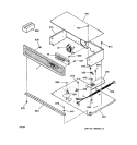 Part Location Diagram of WB36T10398 GE Control Panel with Touchpad