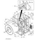 CABINET & DRUM Diagram and Parts List for DCB330GY1AC  General Electric Dryer