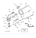 BURNER Diagram and Parts List for DCB330GY1AC  General Electric Dryer
