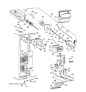 FREEZER SECTION Diagram and Parts List for TPG24PFDAWW  General Electric Refrigerator