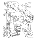 FREEZER SECTION Diagram and Parts List for TPG21BRDABB  General Electric Refrigerator