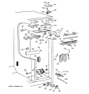 FRESH FOOD SECTION Diagram and Parts List for TPG21BRDABB  General Electric Refrigerator