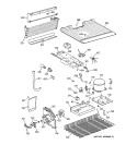 UNIT PARTS Diagram and Parts List for TBX18HACHRAA  General Electric Refrigerator