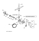 MOTOR - PUMP MECHANISM Diagram and Parts List for GSD3420Z07BB  General Electric Dishwasher