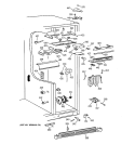 FRESH FOOD SECTION Diagram and Parts List for TPG24BFDABB  General Electric Refrigerator