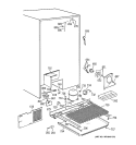 UNIT PARTS Diagram and Parts List for TPG24BFDABB  General Electric Refrigerator