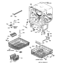 BODY PARTS Diagram and Parts List for GSD3910C07AA  General Electric Dishwasher