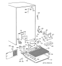 UNIT PARTS Diagram and Parts List for TPJ24BIDAWW  General Electric Refrigerator