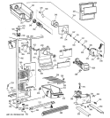 FREEZER SECTION Diagram and Parts List for TFT26JWDAAA  General Electric Refrigerator