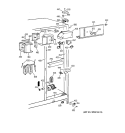 FRESH FOOD SECTION Diagram and Parts List for TFG26PRDAWW  General Electric Refrigerator
