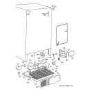 UNIT PARTS Diagram and Parts List for TFG26PRDAWW  General Electric Refrigerator