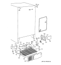 UNIT PARTS Diagram and Parts List for TFG22JADAWW  General Electric Refrigerator