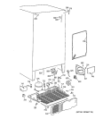 UNIT PARTS Diagram and Parts List for TFG26PEDAWH  General Electric Refrigerator