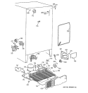 UNIT PARTS Diagram and Parts List for TFX26XPDABB  General Electric Refrigerator