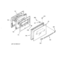 DOOR Diagram and Parts List for JSS26BW3BB  General Electric Range