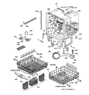 BODY PARTS Diagram and Parts List for GSD5620D01BB  General Electric Dishwasher