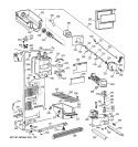 FREEZER SECTION Diagram and Parts List for TFX22XPDABB  General Electric Refrigerator
