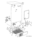UNIT PARTS Diagram and Parts List for TFX22XPDABB  General Electric Refrigerator