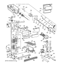 FREEZER SECTION Diagram and Parts List for TFT20JRBKWW  General Electric Refrigerator