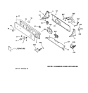 CONTROLS & BACKSPLASH Diagram and Parts List for WBXR2060V2AA  General Electric Washer