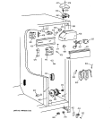 FRESH FOOD SECTION Diagram and Parts List for CSX25MRCGWW  Hotpoint Refrigerator