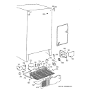 UNIT PARTS Diagram and Parts List for TFX22JABGAA  General Electric Refrigerator