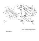 Part Location Diagram of WH42X10123 GE CONTROL PANEL Assembly