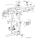 Part Location Diagram of WR40X10027 GE MULLION BQ