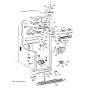 FRESH FOOD SECTION Diagram and Parts List for TFK30PRBGWW  General Electric Refrigerator